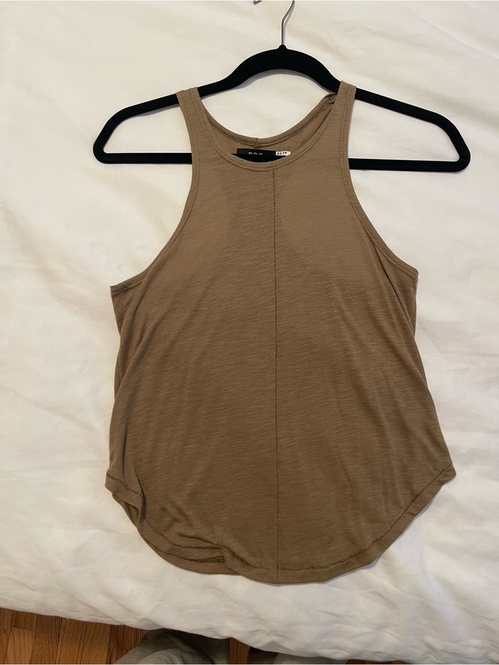 BDG Tank Top in Taupish Green - Women's Casual Racerback